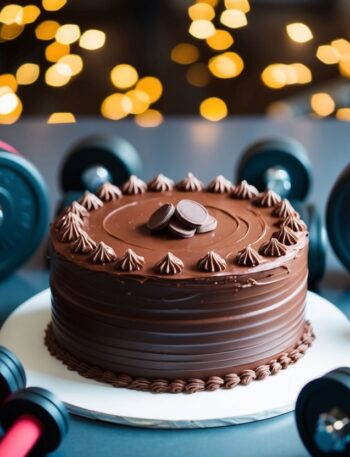 Bolo Fitness de chocolate