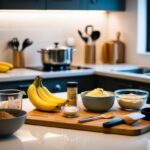 bolo fitness de banana