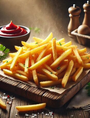 Batata frita na panela de pressão
