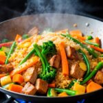 arroz chinês yakimeshi