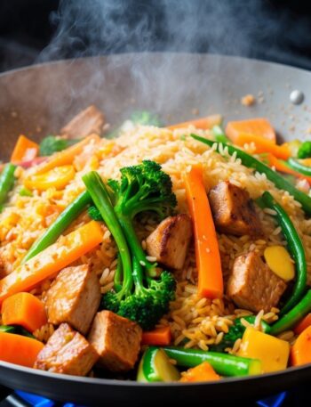 arroz chinês yakimeshi