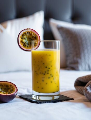 suco de maracujá dá sono